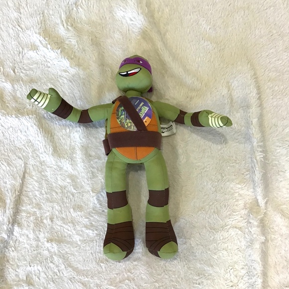 NWT Teenage Mutant Turtles Donatello Small Plush Stuff Toy 2-4yrs TV - Picture 1 of 4